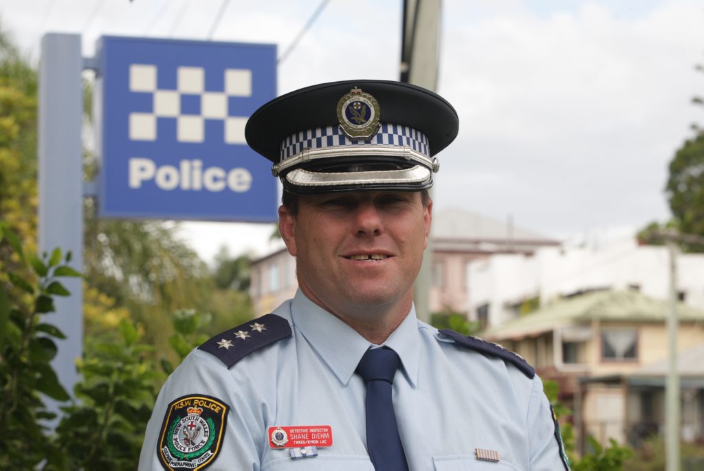 Former Tweed Byron LAC Detective Inspector Shane Diehm. Former Tweed Byron LAC Detective Inspector Shane Diehm.
